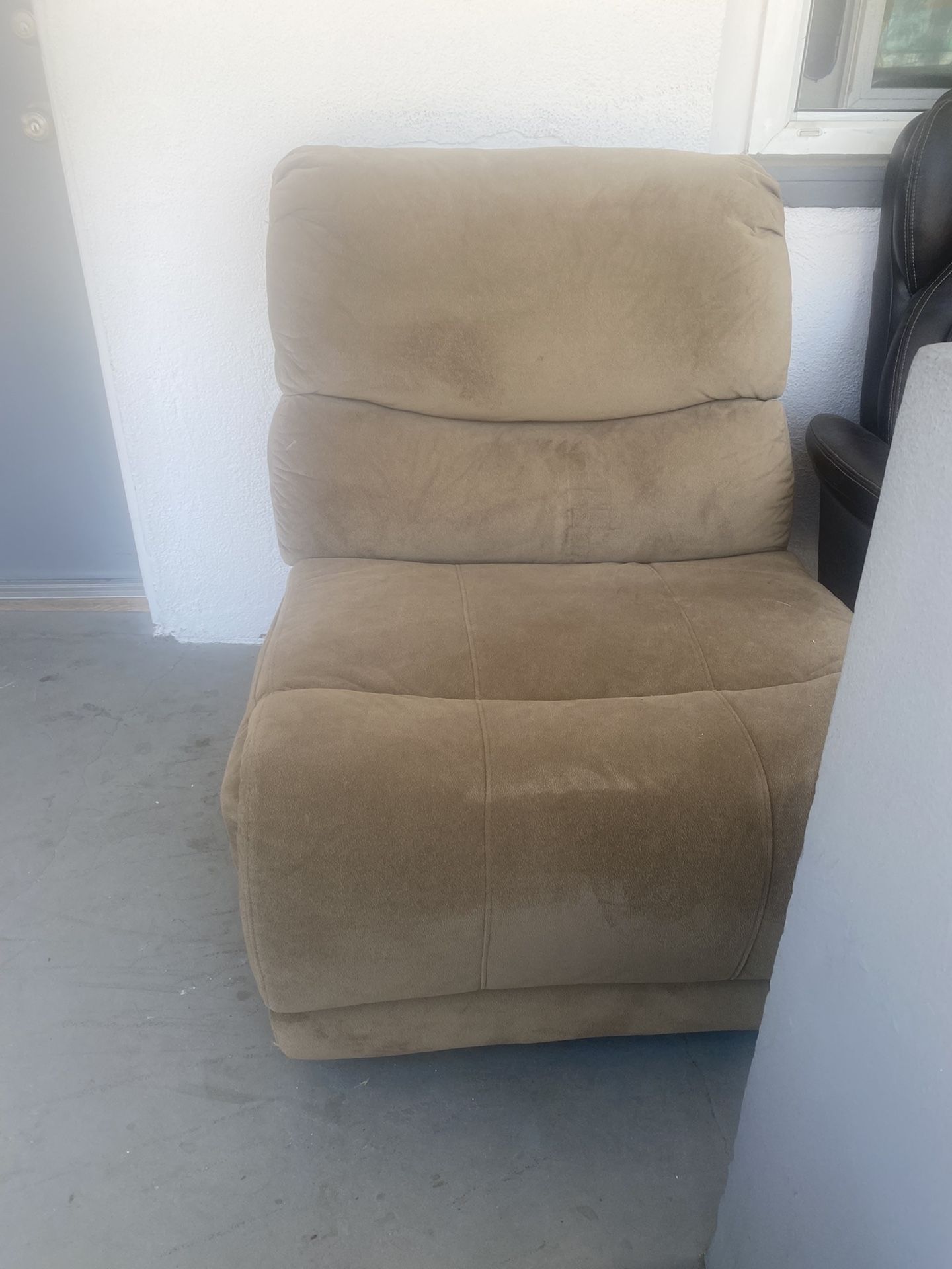 Light Brown Corner Sofa (2 pieces)