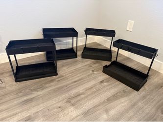 Adjustable Hard‑Plastic Shelf Organizers – Great for Garage, Cabinets & Closets