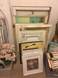 Random Decor and More/ Frames, Pillows, Windows, cabinets