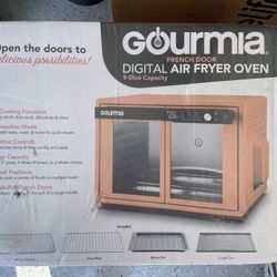 Gourmia French Door Digital Air Fryer Oven Brand New 