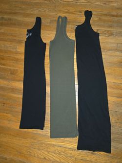 Ribbed Tank Dress Lg