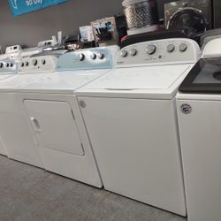 WHIRLPOOL WASHER AND DRYER SET SOIL LEVEL AUTO SENSING DEEP WATER WASH RINSE OPTIONS 