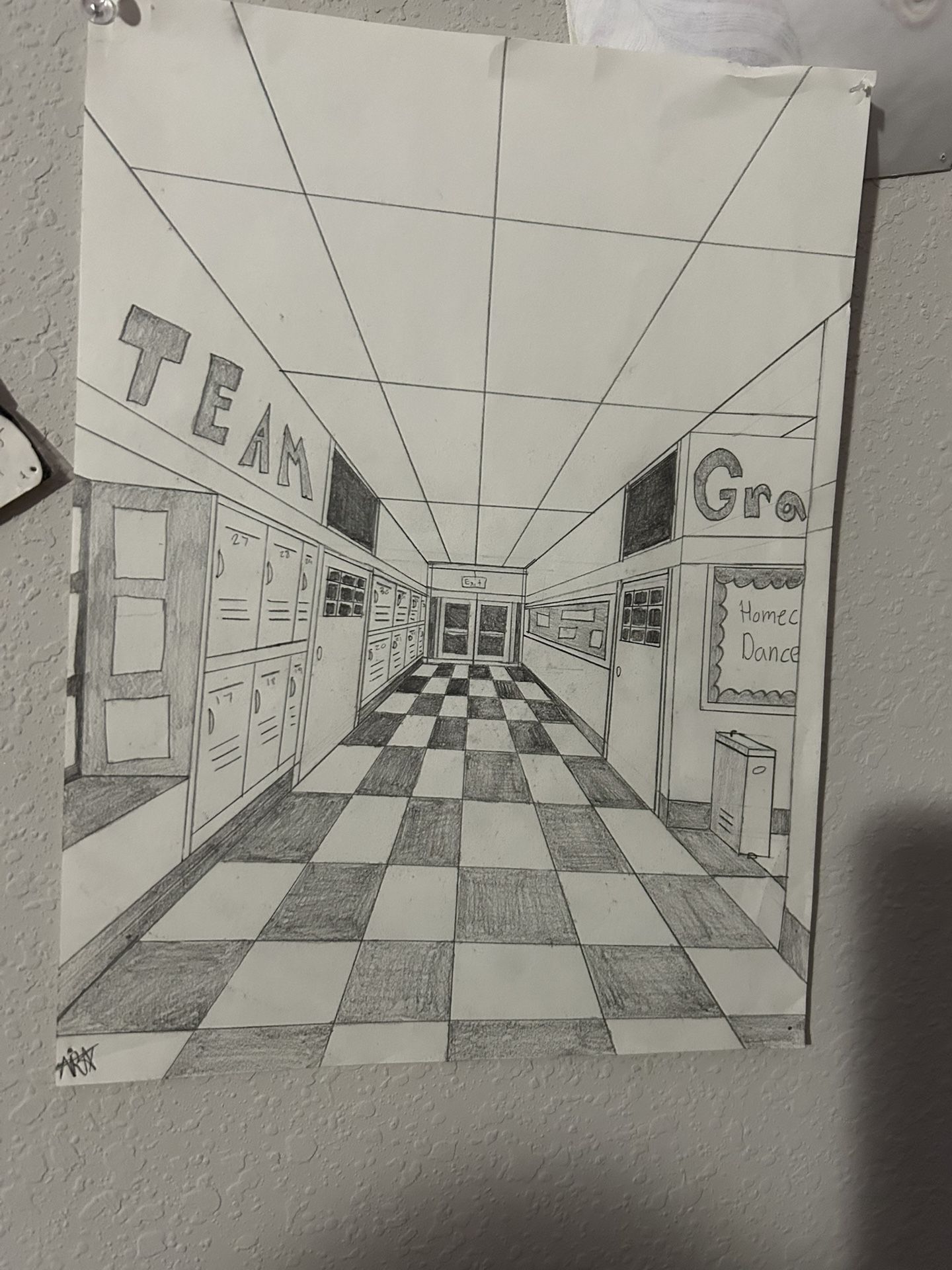 Hallway Drawing