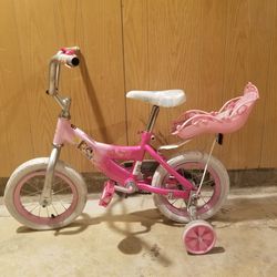Girls princess bike.needd new handel grips.