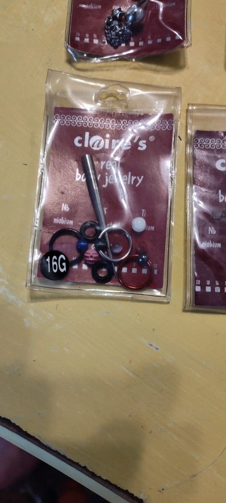 NIP Claire's Body Jewelry