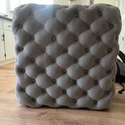 Grey Ottoman 