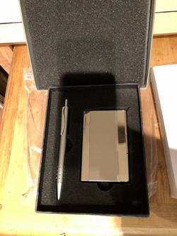 Pen and Business Card Holder 