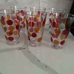 6 Melamine Large Cups