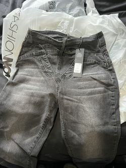 Cut Out Jeans (grey/black)