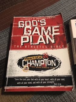 Athletes Bible, good condition FCA Fellowship Of Christian Athletes