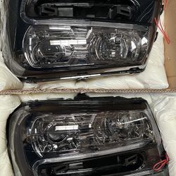 LA Zona Auto Parts 2002 to 2009 Chevy Trailblazer DRL Projector Headlights Luces Micas Calaveras Proyectores LED  