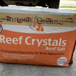 NEW Box Of Reef Crystals reef salt (200 Gallons)