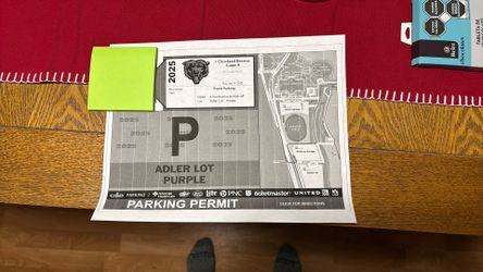 Chicago Bears Parking Pass 