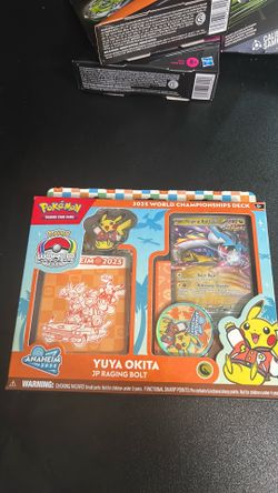 Pokemon 2025 world deck Anaheim PIN
