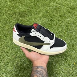 Air Jordan 1s “ Olives X Travis Scott”