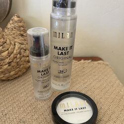 Milani make it last prime and hydrate and setting powder