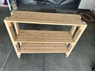 Heavy duty solid wood rack new