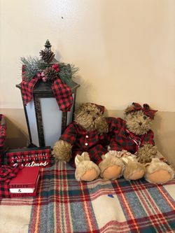 Buffalo print Christmas decor