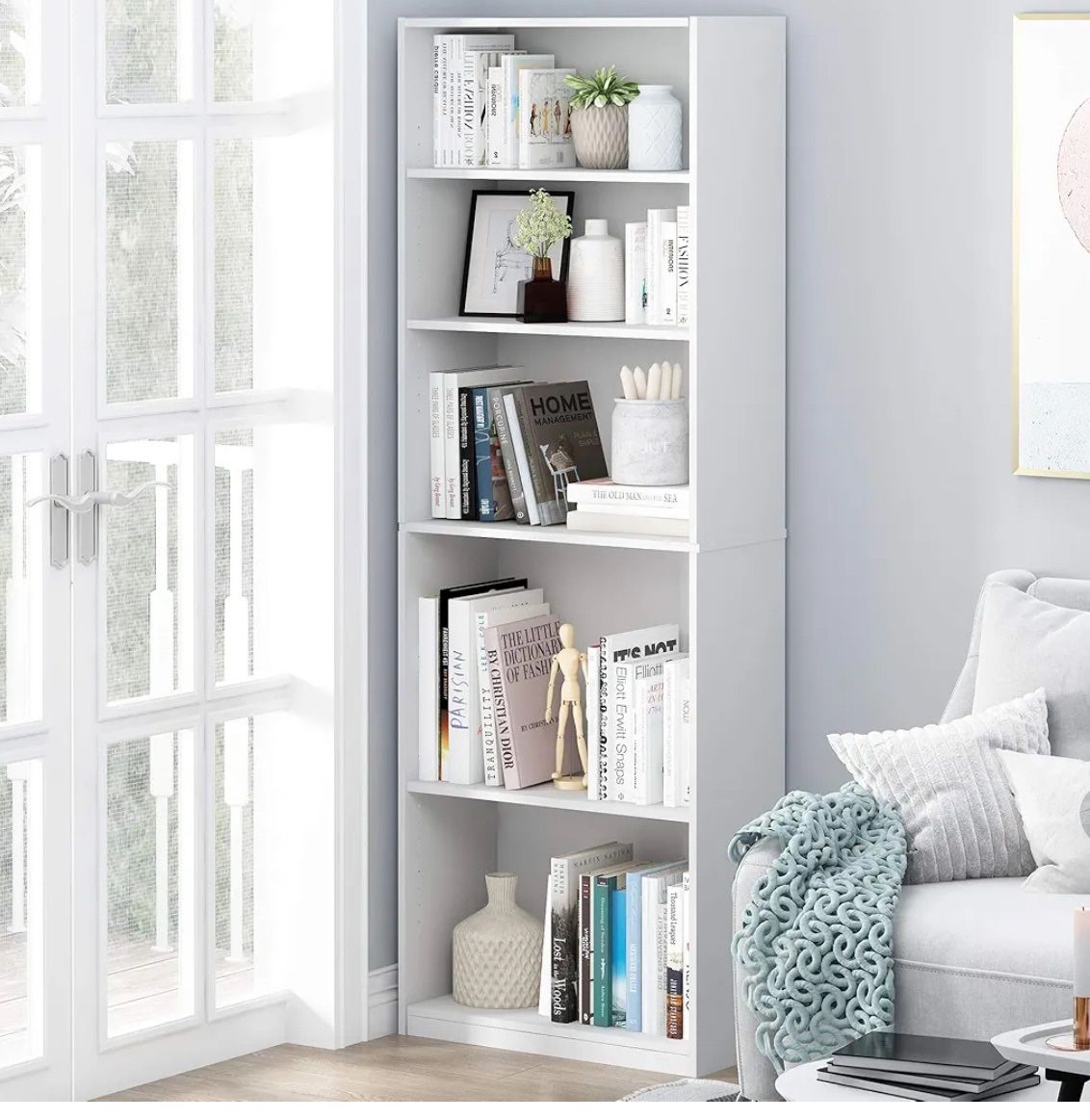White Bookshelf
