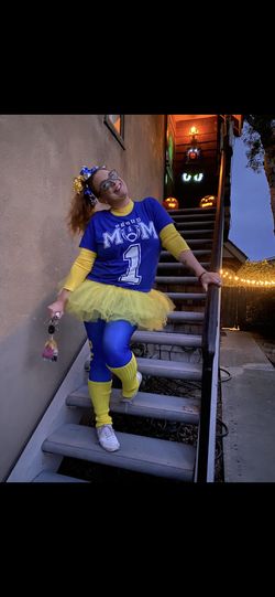 Yellow TuTu with yellow leg warmers