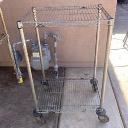 Metro Rack 2 Shelf Rolling Cart