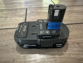 ryobi ONE+ 18V Lithium-Ion 2.0 Ah Compact Battery (used) 