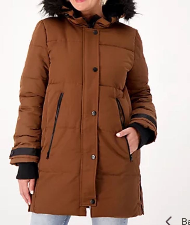 Arctic Expedition Down Parka w/ Detachable Faux Fur Hood Trim