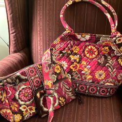  Vera Bradley. All 3 Pieces. $40