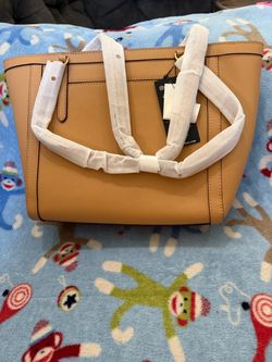New Lauren Ralph Lauren Leather Tote Bag w/ Tags & Dust Bag