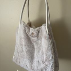 Victoria Secret Faux Fur Tote 