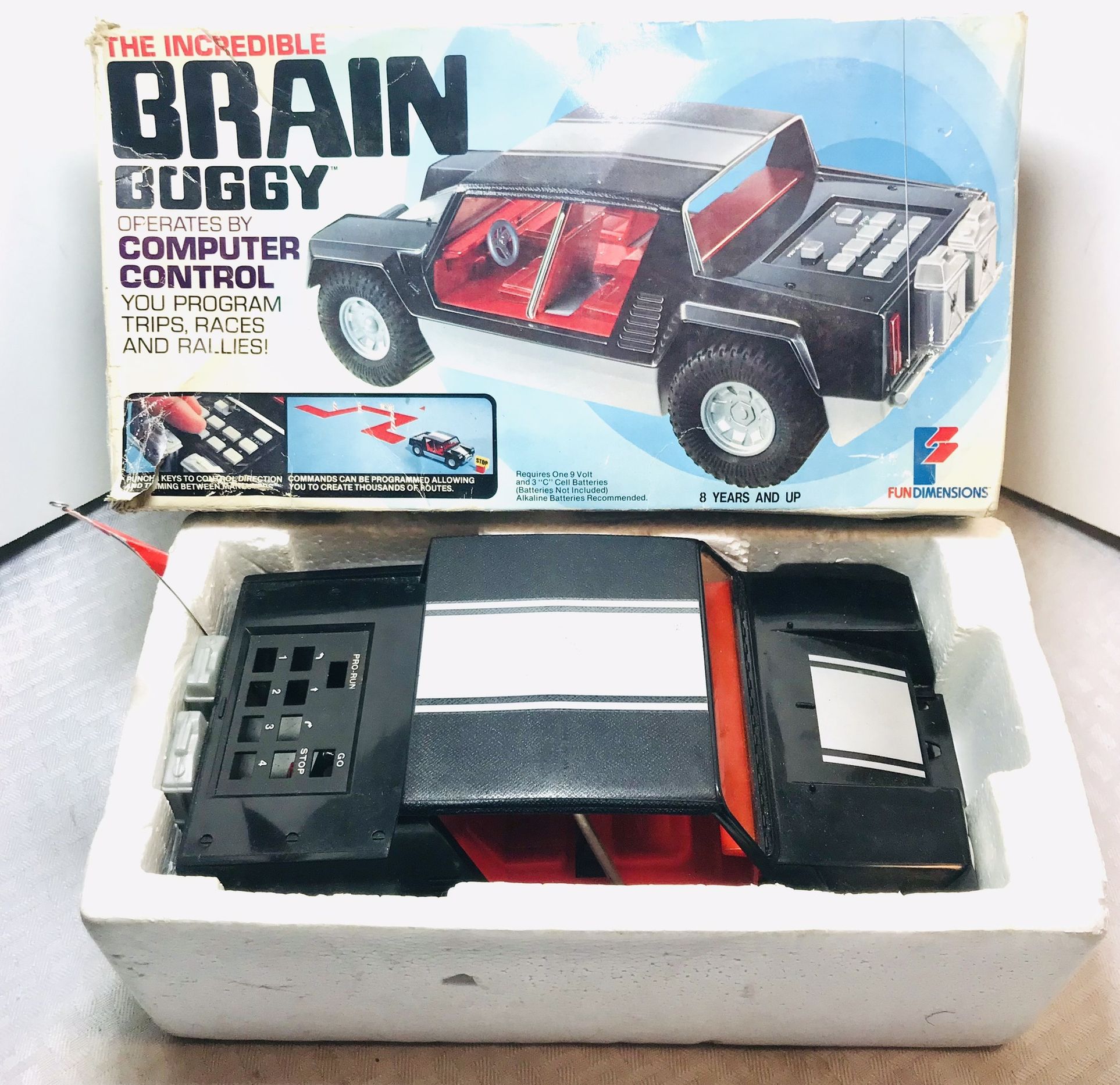 Vintage Fun Dimensions Brain Buggy