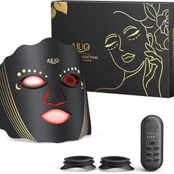 Red Light Therapy for Face, Led Face Mask Light Therapy with Rechargeable Remote, LED Face Mask Light Therapy at Home, Comfortable Red Light Therapy M