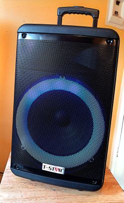 Speaker Bluetooth Karaoke Woofer 12" Mic Inlambrico Super Bass Profundo 