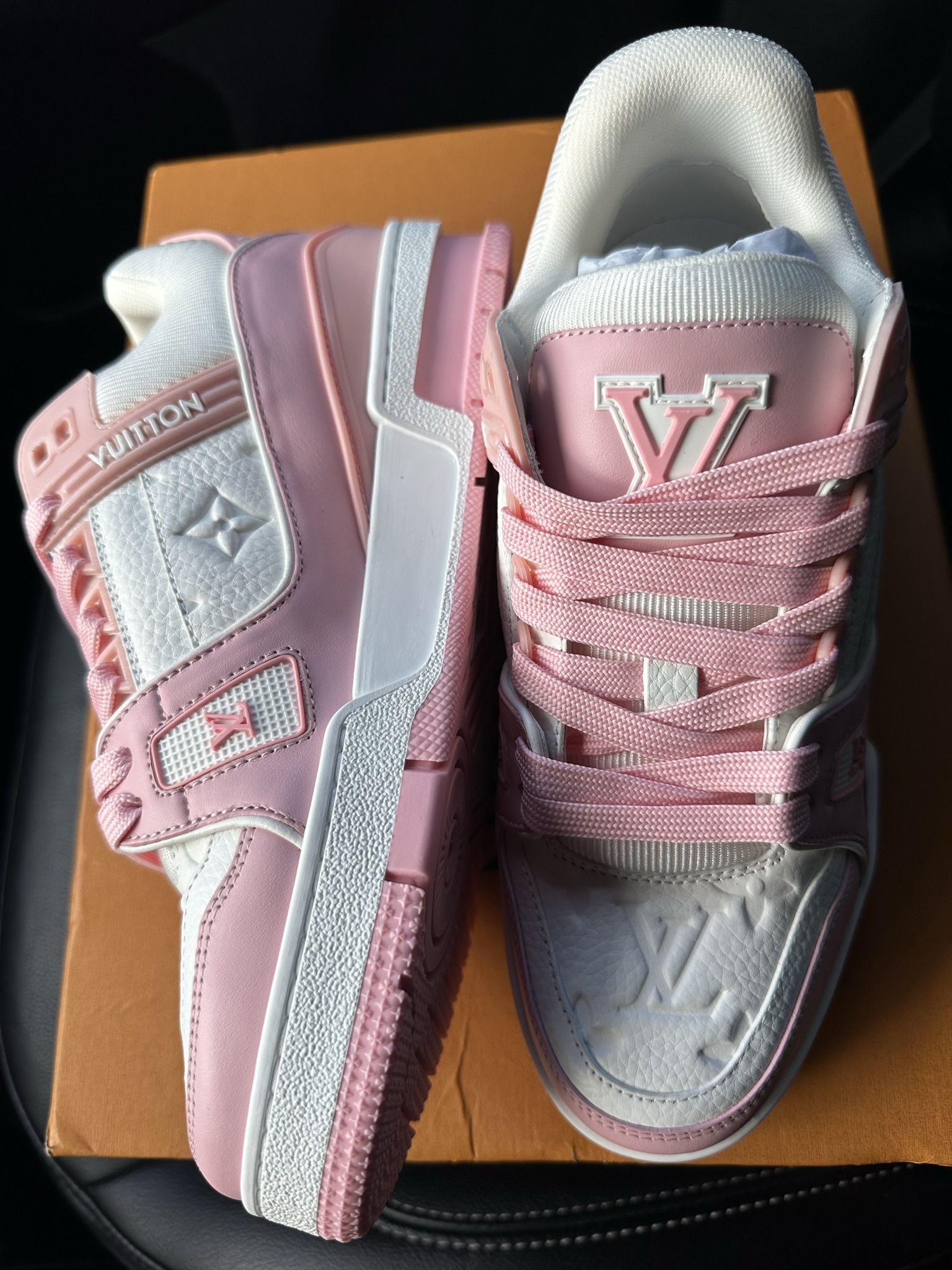 Louis Vuitton Pink Athletic Shoes for Women for sale