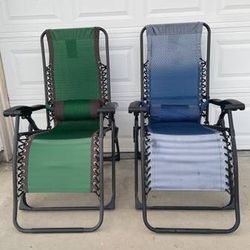 Two Folding Chairs 