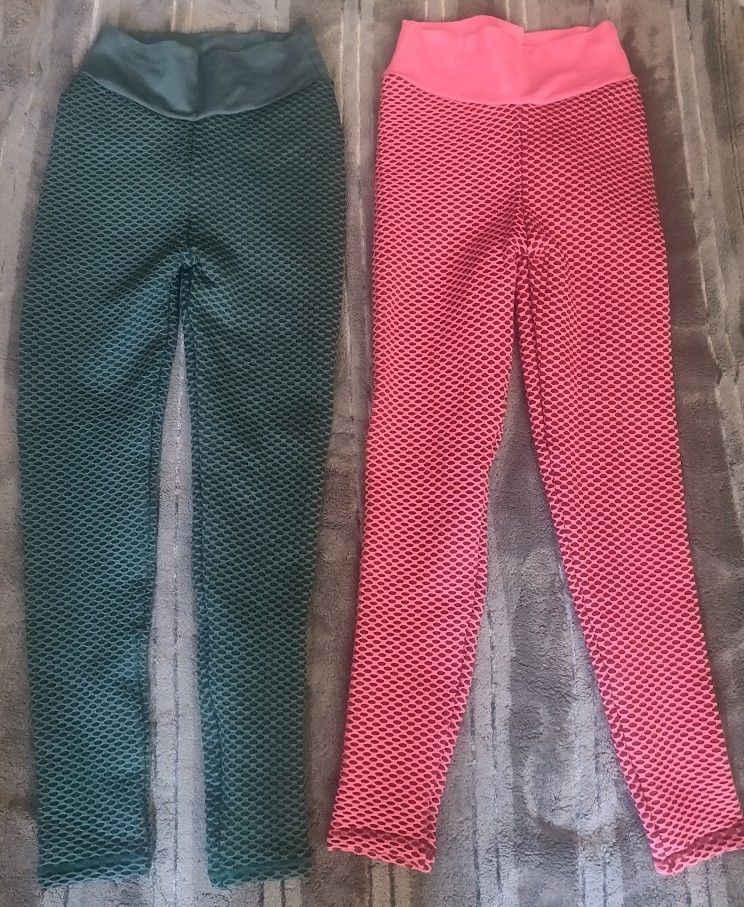 KORS [KIDS] LEGGINGS SET PINK BLUE SIZE M