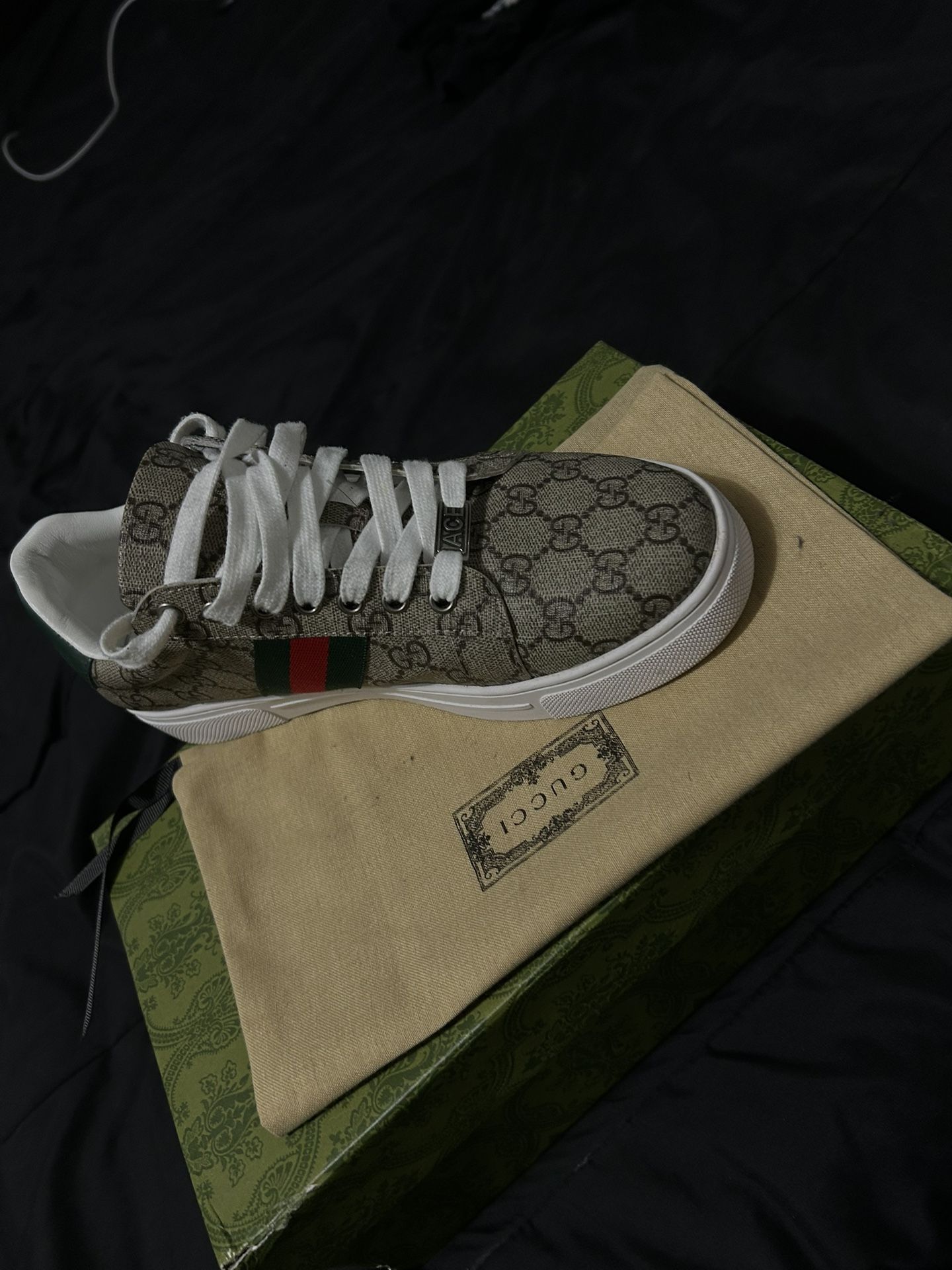 Gucci shoes size 9.5 Gucci GG Canvas Crystal Tennis 1977 Sneakers - Size 9 / 39 main image 2