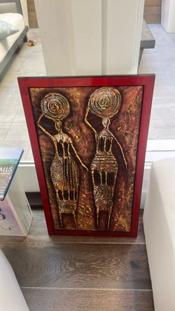 Framed African Figurative Wall Art