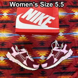 Nike Air Zoom Vomero 5 ‘Pink Foam Team Red’ FN7196-663 Women’s Size 5.5 Shoes