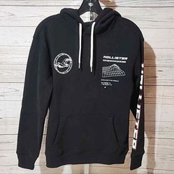 black hollister hoodie size Large