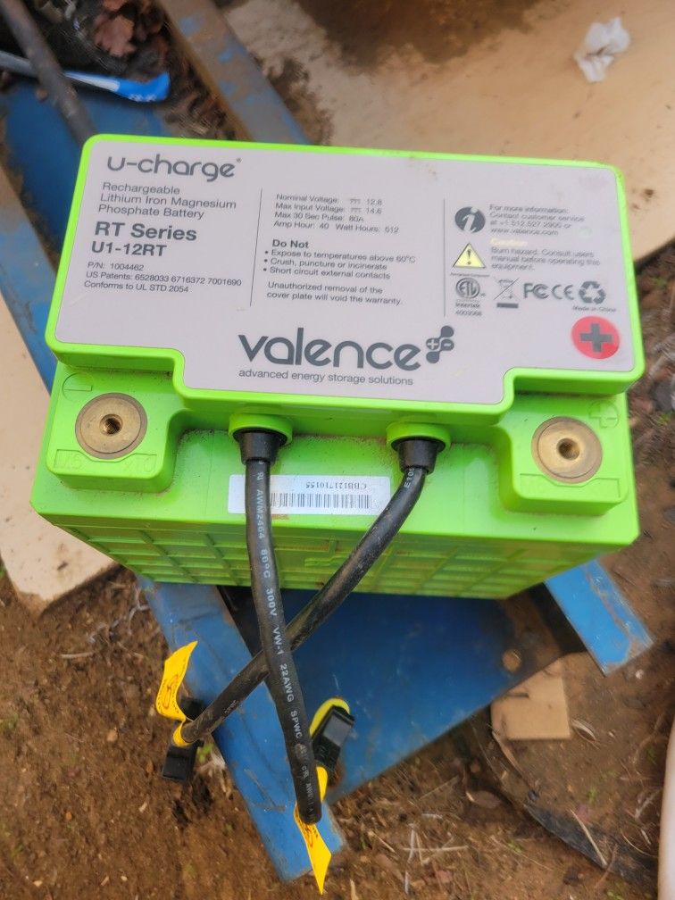 Lithium Battery 12 Volts 40 Amps 