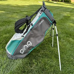 Ping Flextech 4 Way Lite Lime Stand Bag NEW