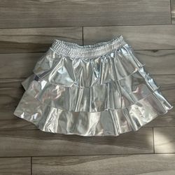 Girls’ Silver Skirt-NWT