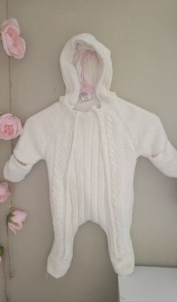 Baby Boy or Girl 6m-9m Winter Sweater Jumpsuit