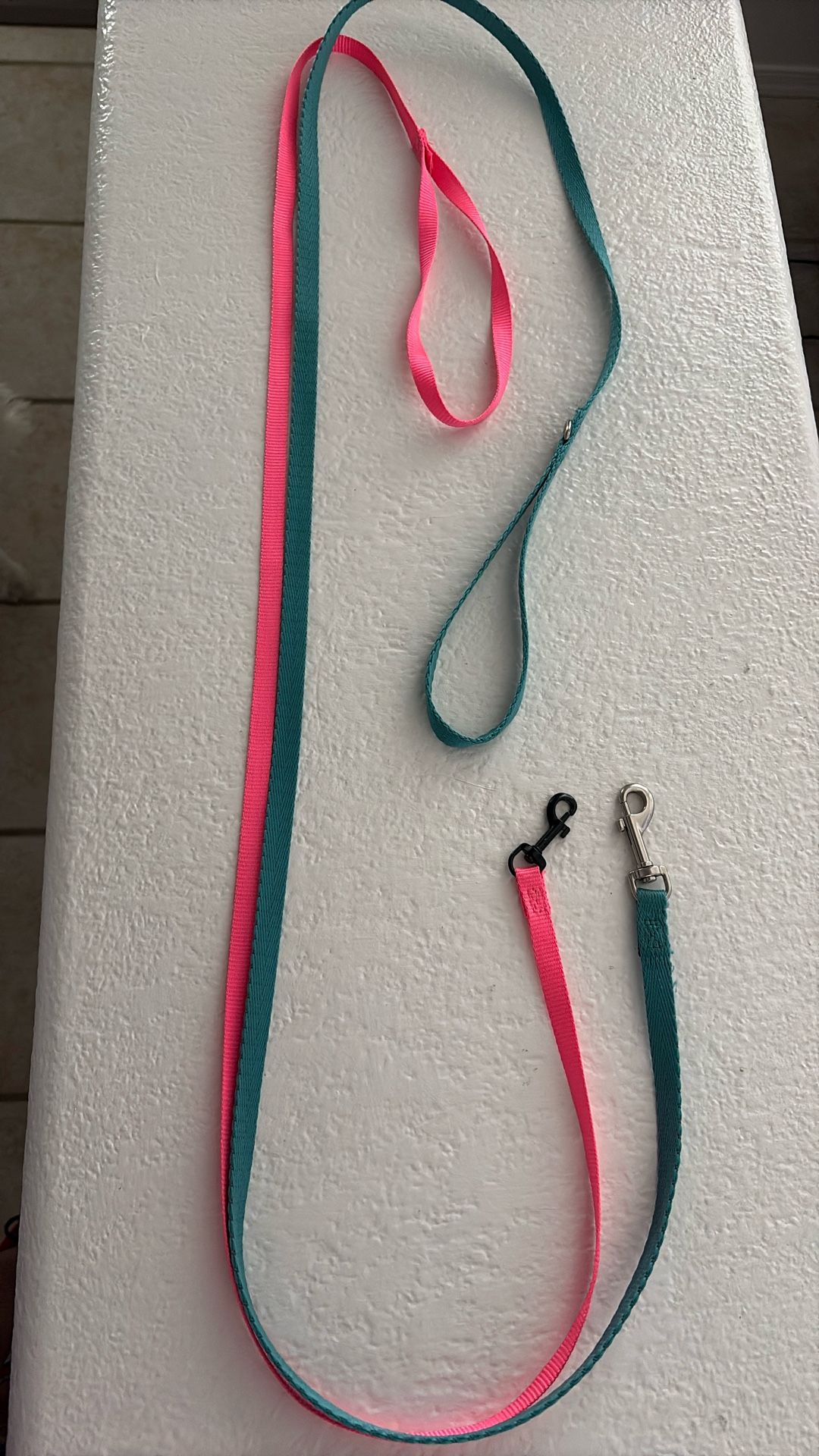 Pink And Blue Leash