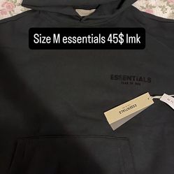 Black medium essentials sweater