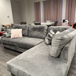 Comfortable Two Piece Sectional 