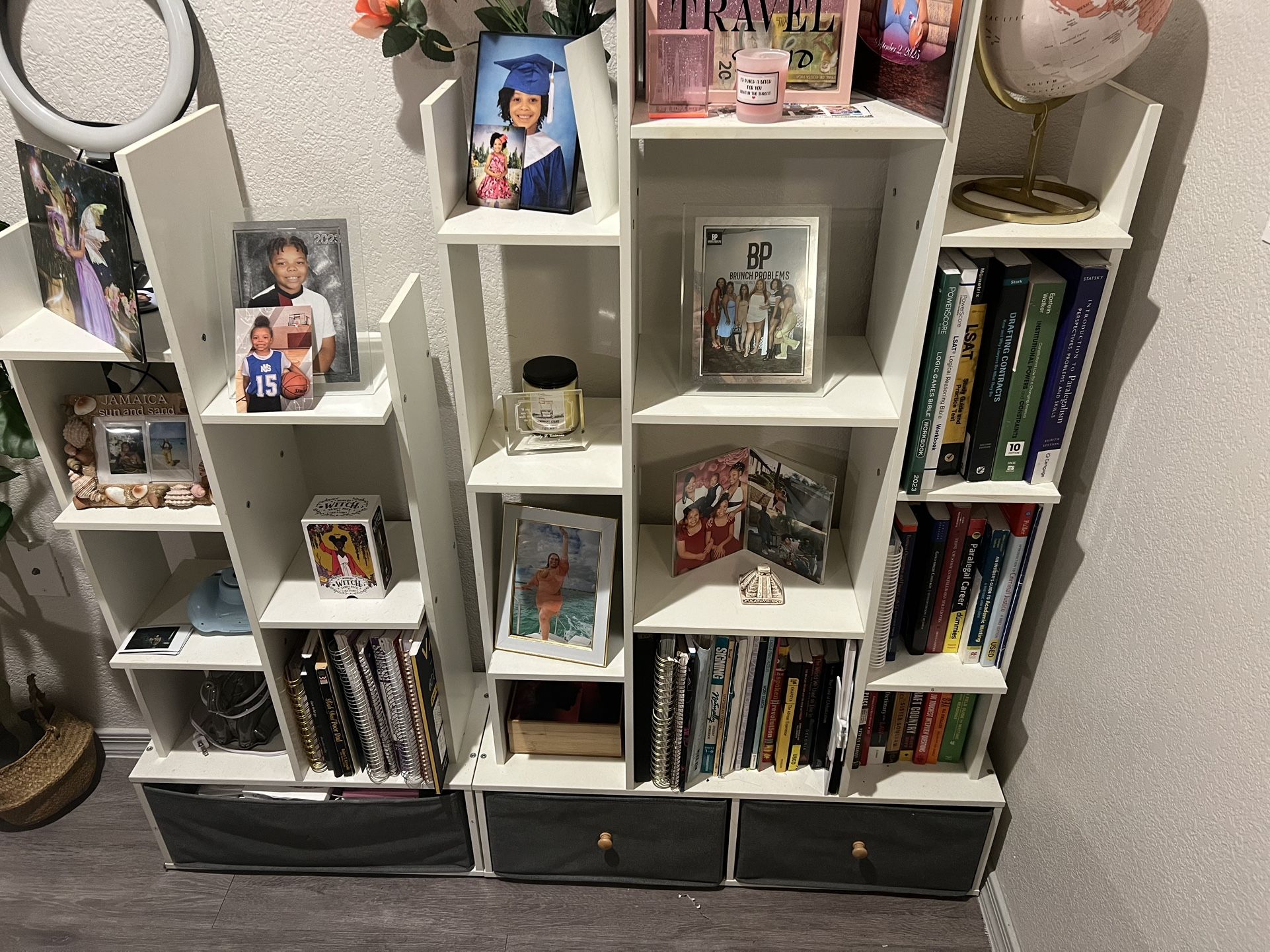 Bookshelves w/ Drawers