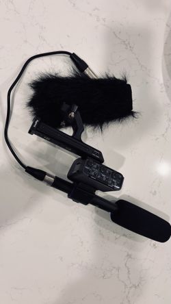 Sony XLR Top Handle and Vidpro XLR Mic