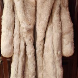 Genuine Blue Fox Full Length Fur